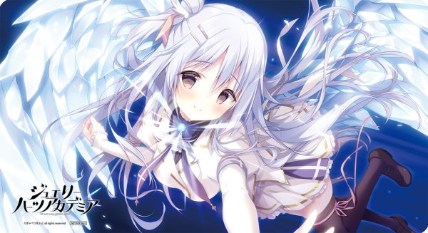 画像1: リセ オーバーチュア Ver.きゃべつそふと 1.0 特製ラバーマット ジュエリーハーツアカデミア 「司書のキャロちゃん」セット (1)