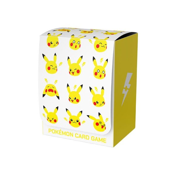 画像1: ポケモンカードゲーム デッキケース ピカチュウとかみなり (1)