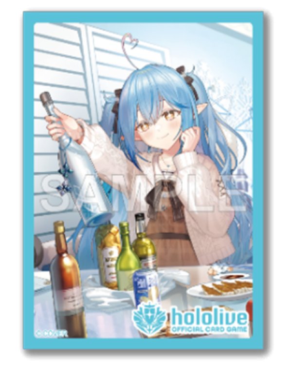 画像1: 【予約】hololive OFFICIAL CARD GAME オフィシャルホロカスリーブ Vol.55 雪花ラミィ (1)