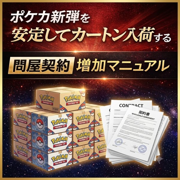 画像1: ポケカ新弾をカートン入荷する契約方法を教えます (1)