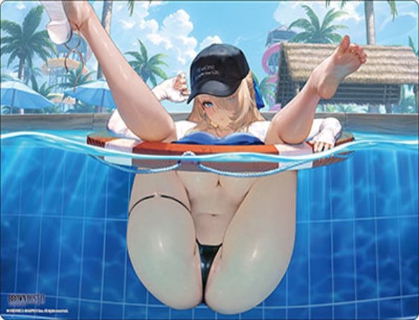 画像1: 【予約】ブシロード ラバーマットコレクション V2 Vol.2206 ブラウンダスト2 『ウォーターパークの女王 ウィルヘルミナ』 (1)