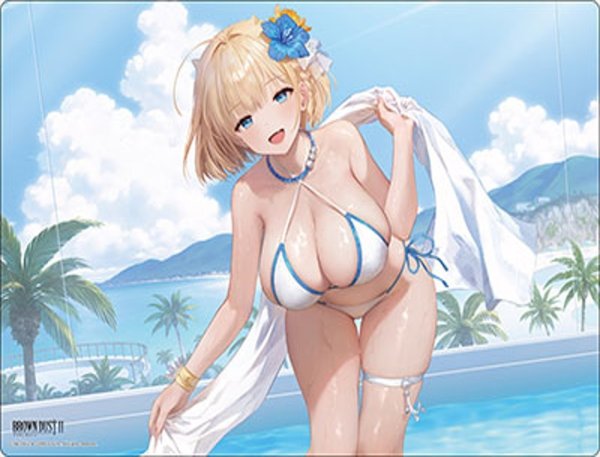 画像1: 【予約】ブシロード ラバーマットコレクション V2 Vol.2205 ブラウンダスト2 『真夏の夢 ユースティア』 (1)