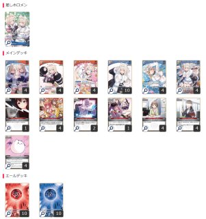 大会優勝構築】水宮枢 デッキ 調整パーツ/エール付き ホロカ hololive